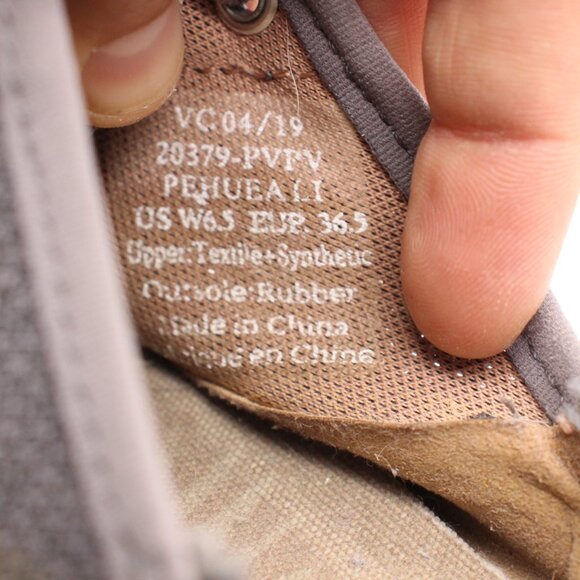 Olukai Pehueali Women's Size US 6.5 Lace Up Gray Mesh Sneakers Shoes - Picture 3 of 9